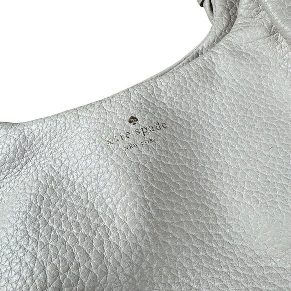 KATE SPADE Ivory Pebbled Leather‎ Satchel Bag - Picture 3 of 16
